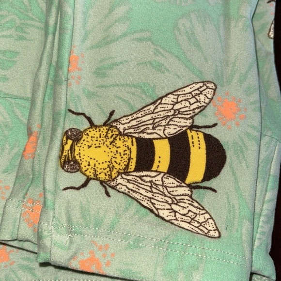 Lularoe One Size OS Bumble Bee Women's Soft Leggings fits Adult sizes 2-10 - Picture 3 of 9